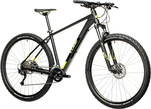 													Велосипед горный CUBE AIM EX 29" 17" 18 ск. black´n´flashyellow 401450-17 2021 фото 2